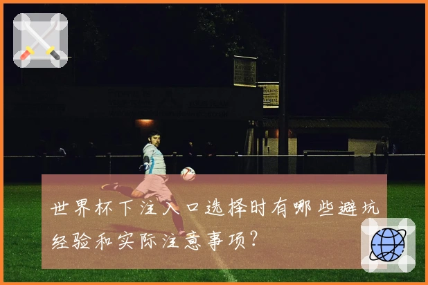世界杯下注入口选择时有哪些避坑经验和实际注意事项？